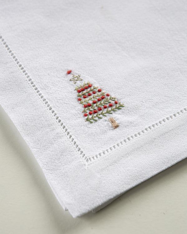 Serviette Weihnachtsbäumchen 4er Set