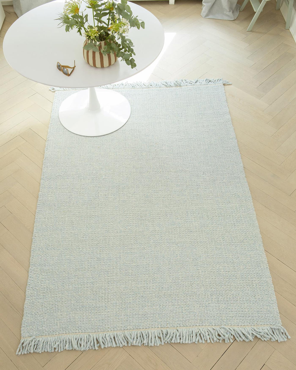Teppich Oslo Wolkenblau