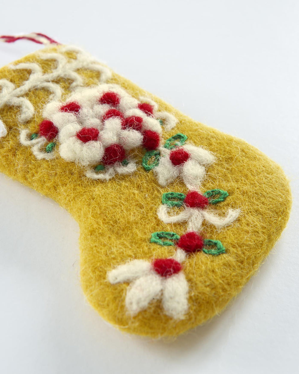 Weihnachtstiefel Filzanhänger