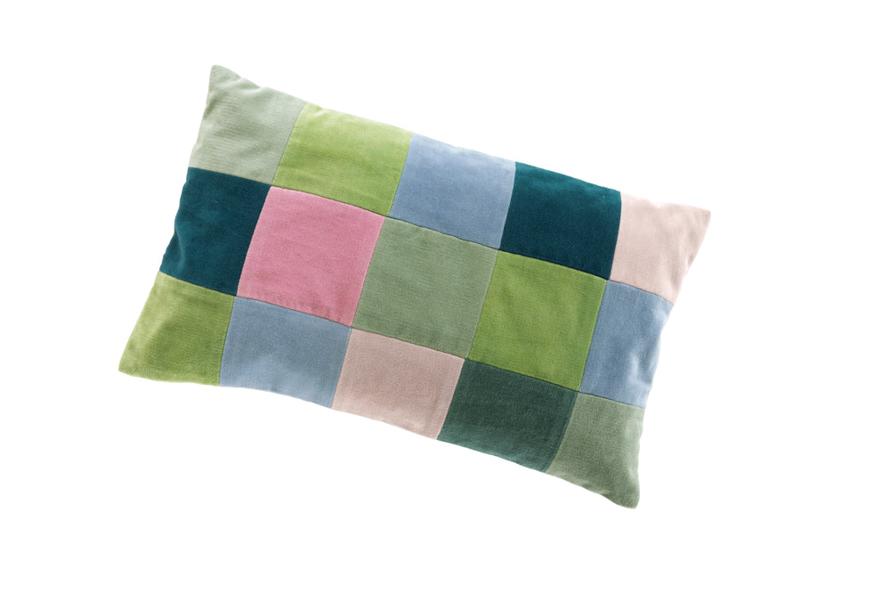 Patchwork Kissenhülle Mosaik